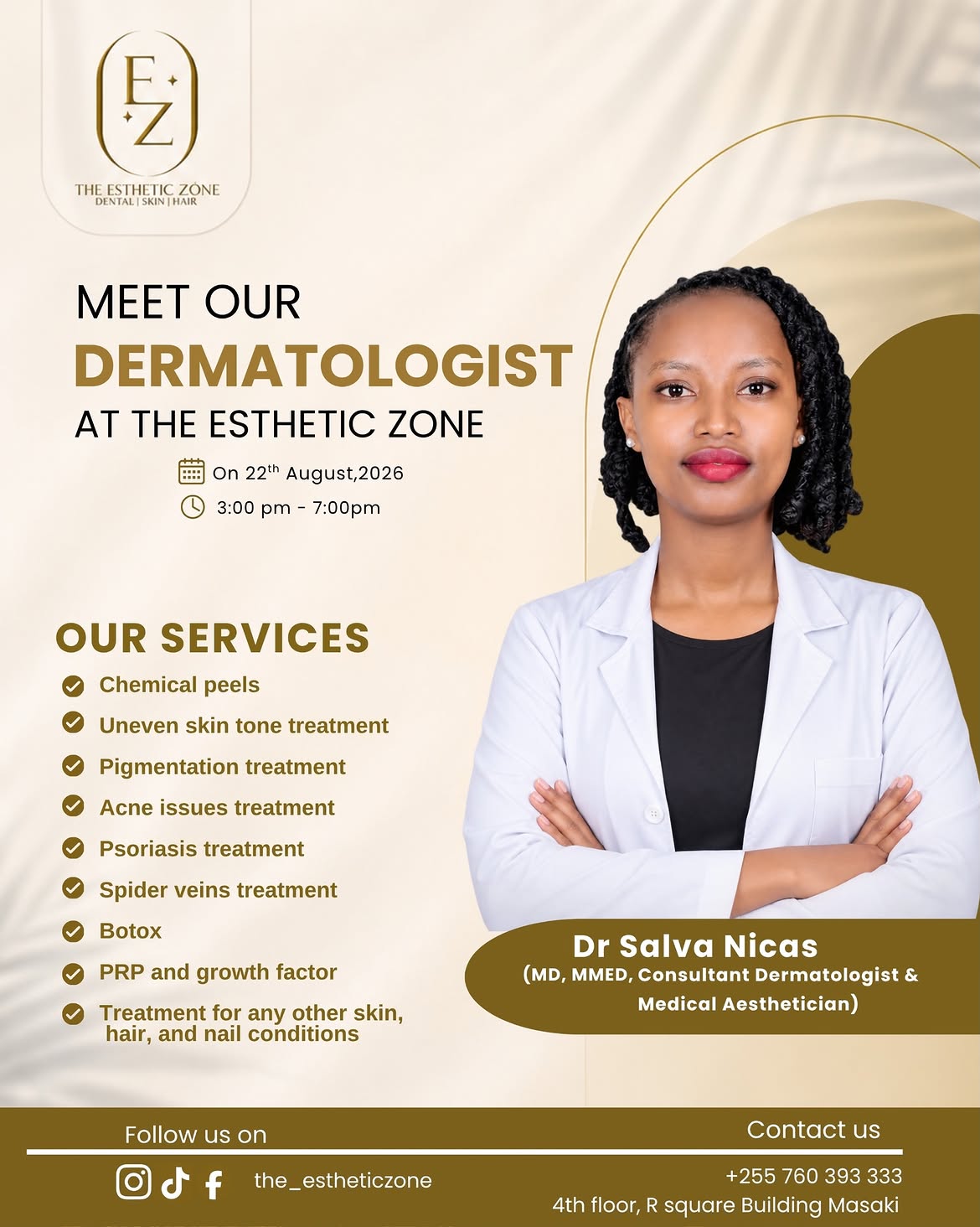 Meet Dr. Salva Nicas at The Esthetic Zone on 22 August 2026